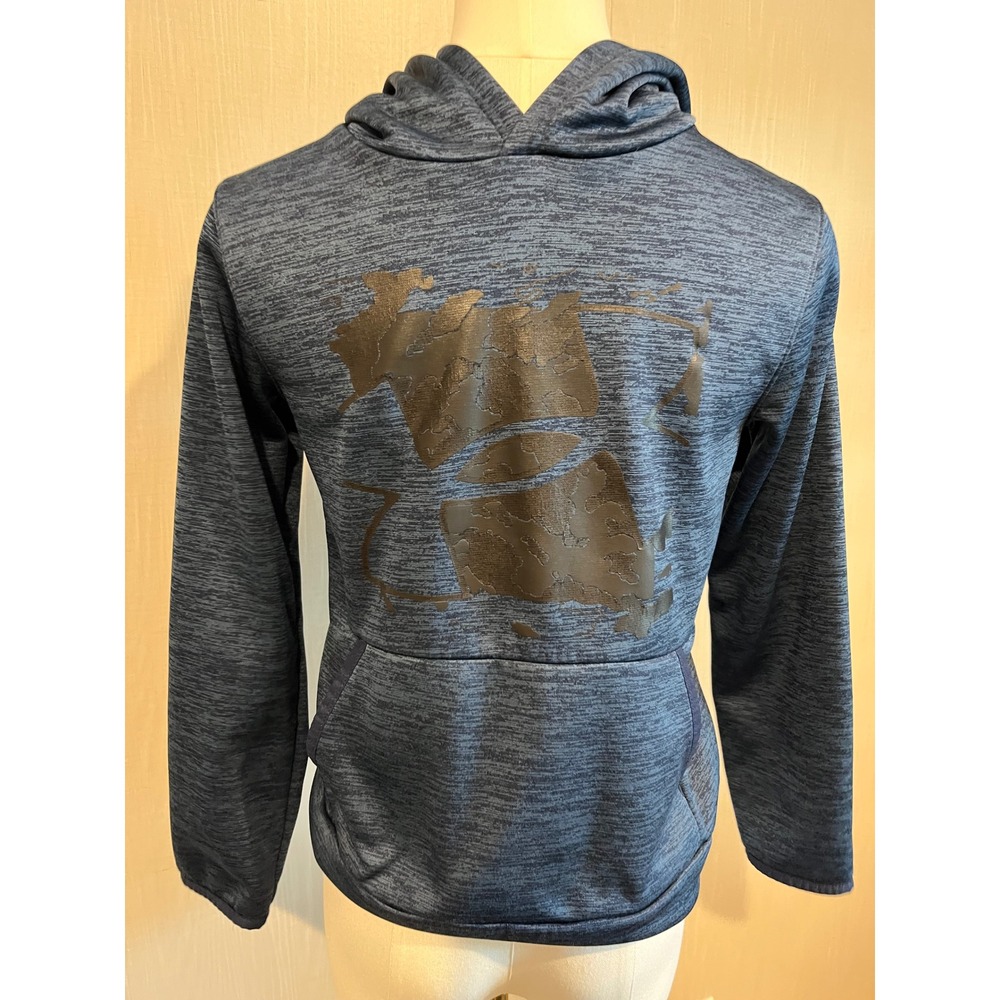 Under Armour ColdGear Loose Fit Hoodie Blue, Youth Med